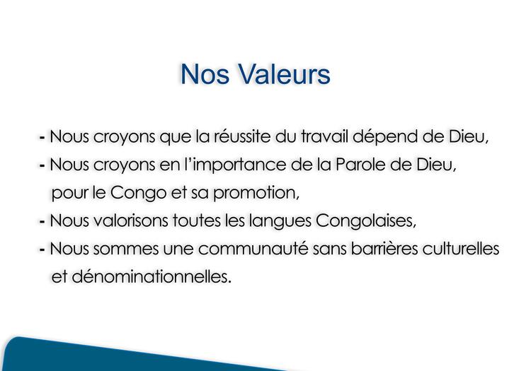 Nos valeurs